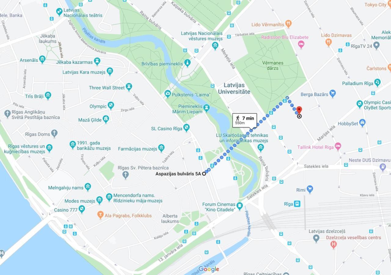 Riga Central District, Тихий Центр Города, Всё Под Боком, Удобно Eksteriør billede